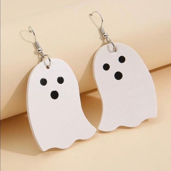Ghost Statement Earrings - Picture 1 of 4